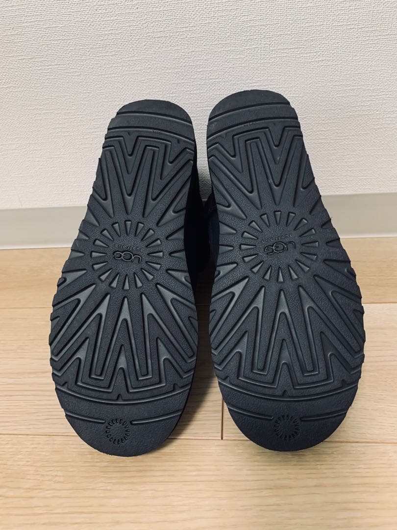 アグ UGG ムートンブーツ W CLASSIC MINI ブラック 25cm