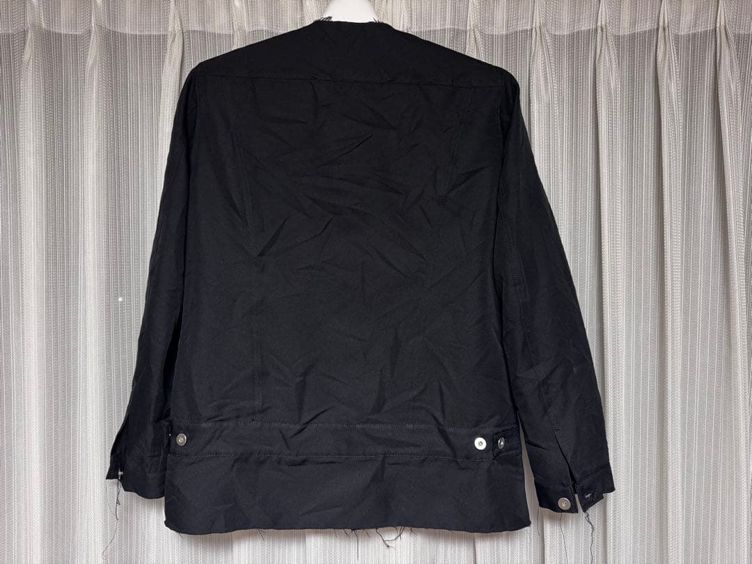 black comme des garcons カットオフ ジャケット XL