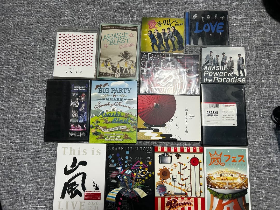 嵐 LIVE DVD集&嵐シングルCD 計14品