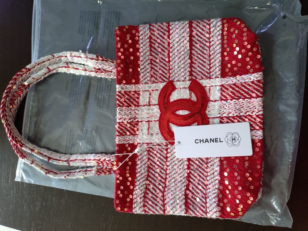CHANEL シャネル ツイード トートバッグ ノベルティ