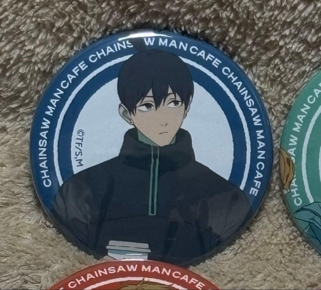 KKくん・チェンソーマン ・カフェ・缶バッチ・アキ、レゼ各4点