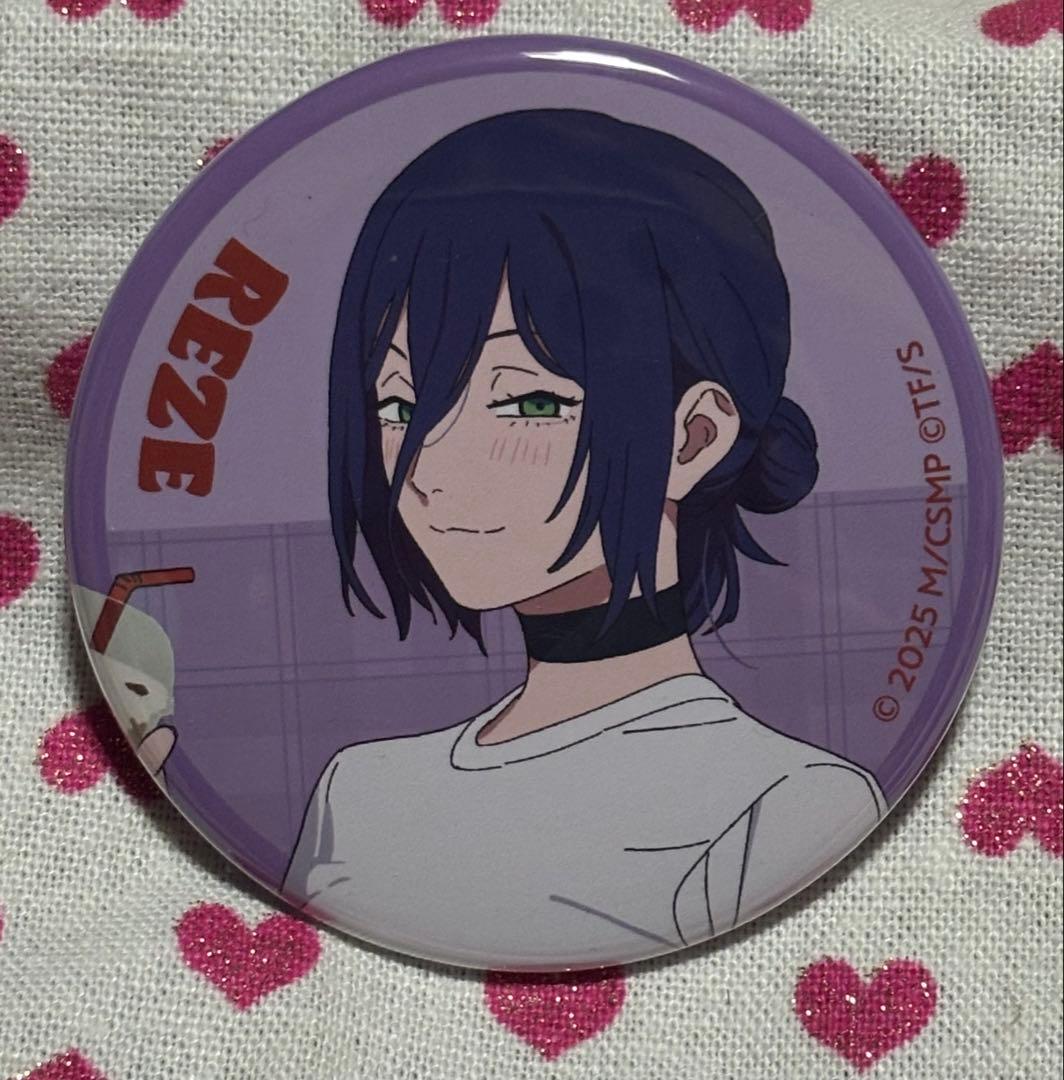 KKくん・チェンソーマン ・カフェ・缶バッチ・アキ、レゼ各4点