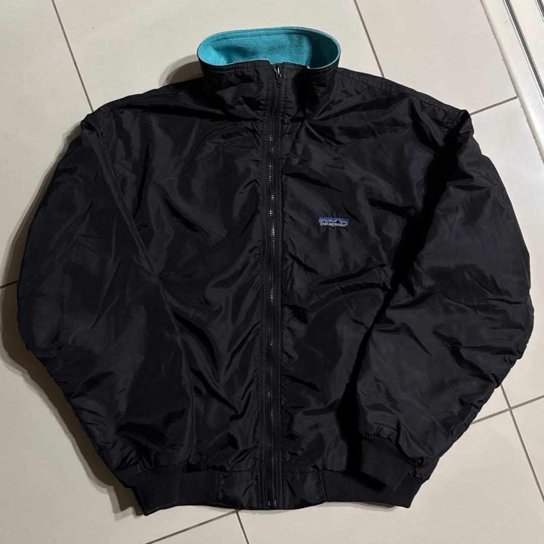 80's Patagonia シェルドシンチラ ブラック サイズ10(M相当)