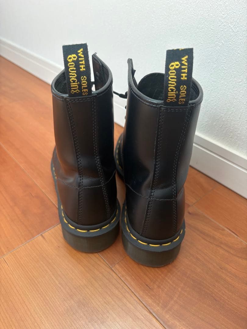 【美品】Dr.マーチン8ホール スムーズレザーレースアップブーツ/UK5