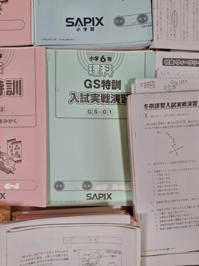 SAPIX 小6 教材セット