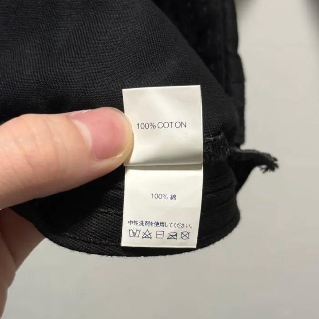 Supreme washed chino twill camp cap ブラック