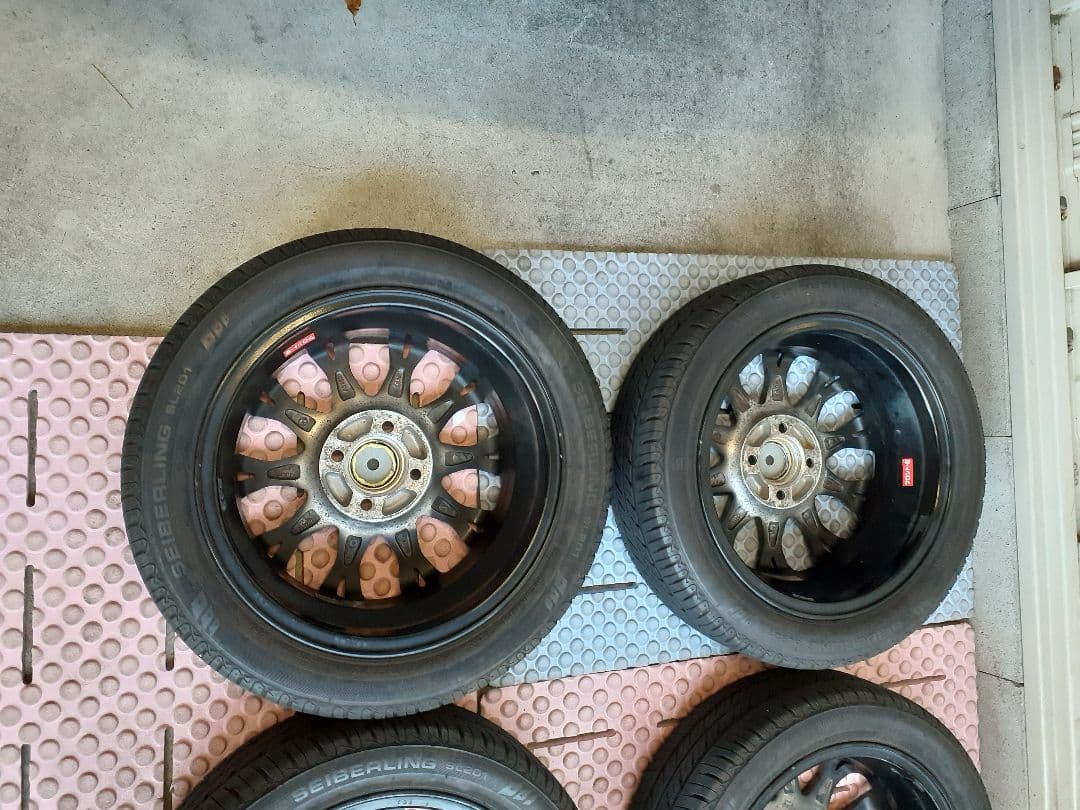 15インチホイールブリヂストン 165/55r15 4本セット軽自動車