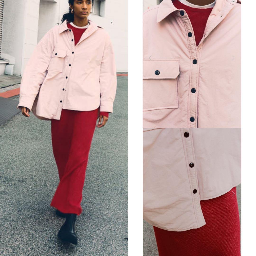 MACHATT 25AW パファーシャツ ピンク