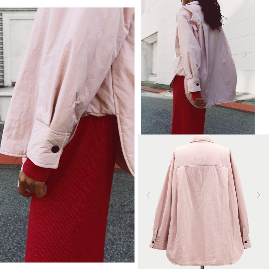 MACHATT 25AW パファーシャツ ピンク