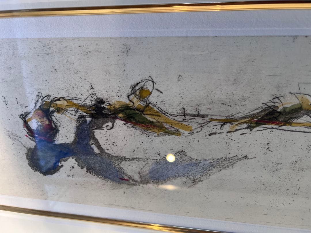 ❣️お値引中❣️バラのリトグラフ版画額装 アレッハンドロ　ノッチェンティーニ作