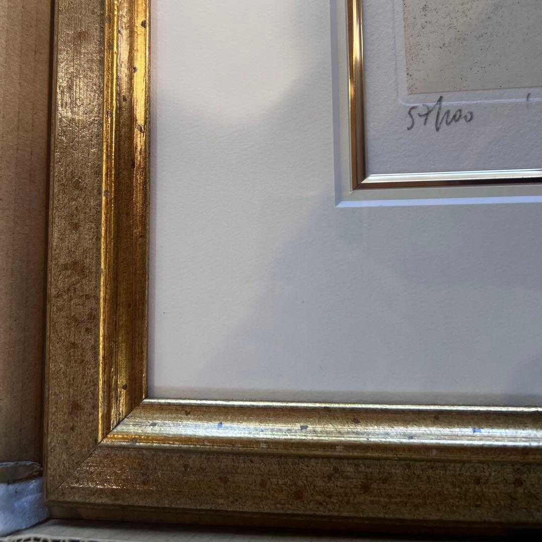 ❣️お値引中❣️バラのリトグラフ版画額装 アレッハンドロ　ノッチェンティーニ作