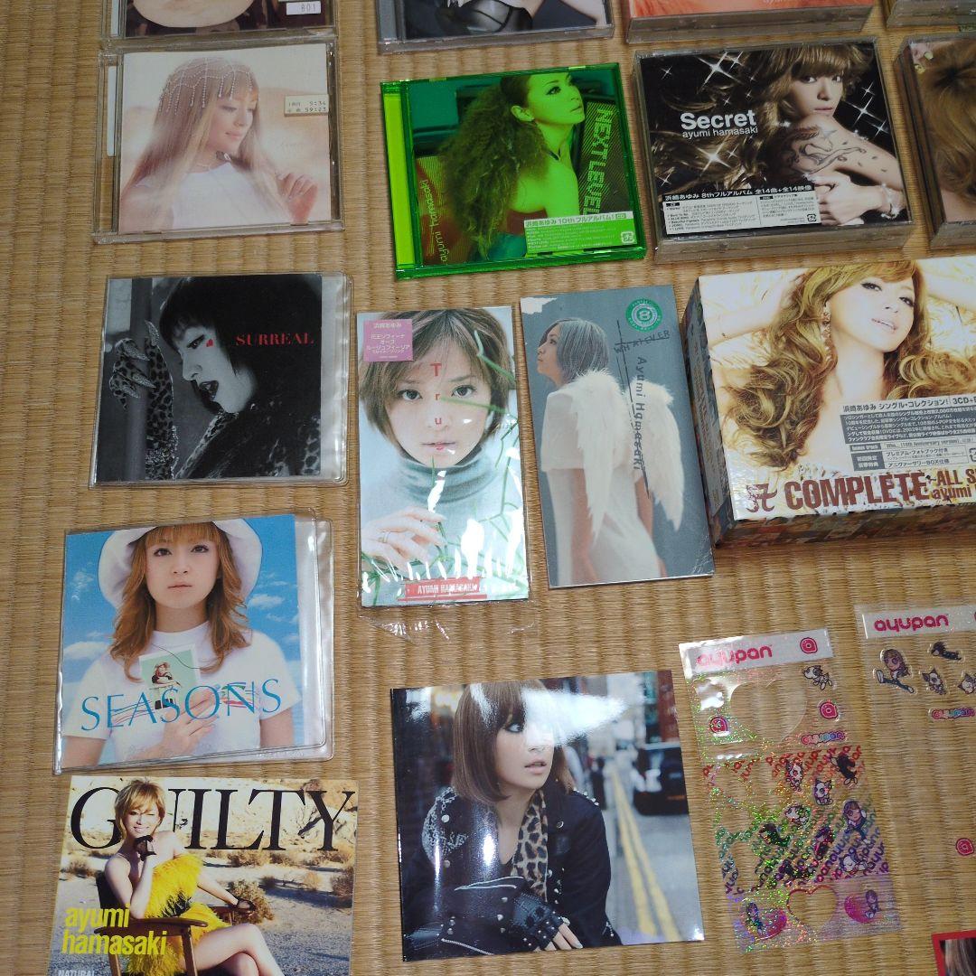 浜崎あゆみ　CD シングル　アルバム　シール　カード　まとめ売り