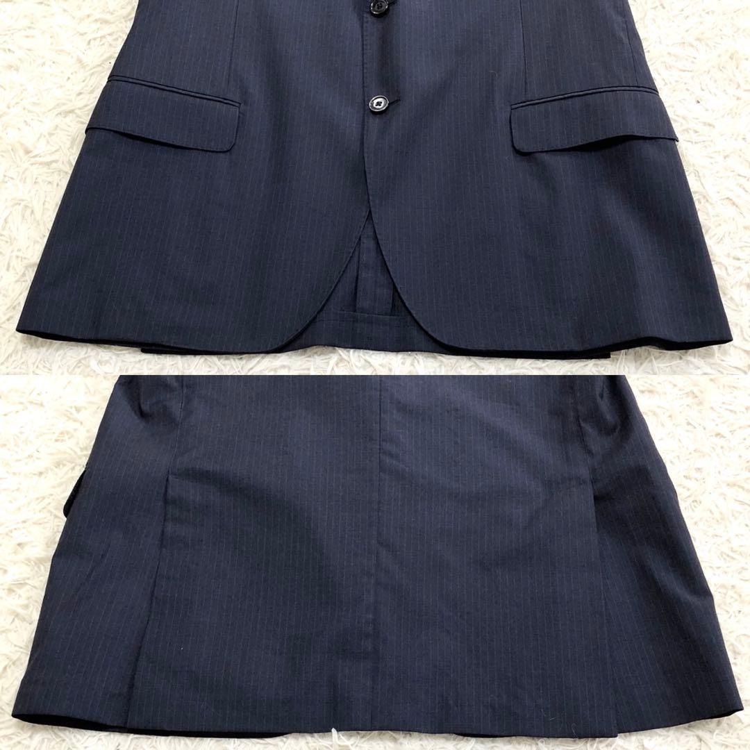 美品✨LARDINI ラルディーニ セットアップ ストライプ ネイビー 56