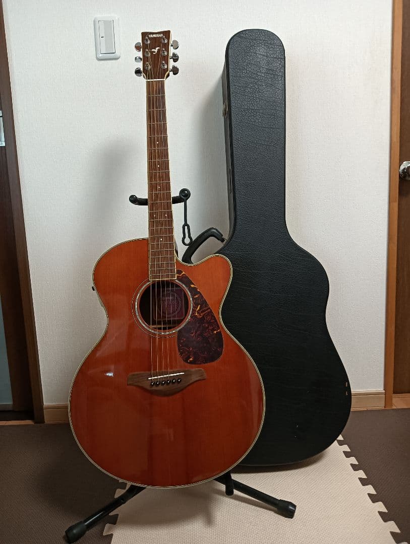 Yamaha FJX730SC アコースティックギター ハードケース付き