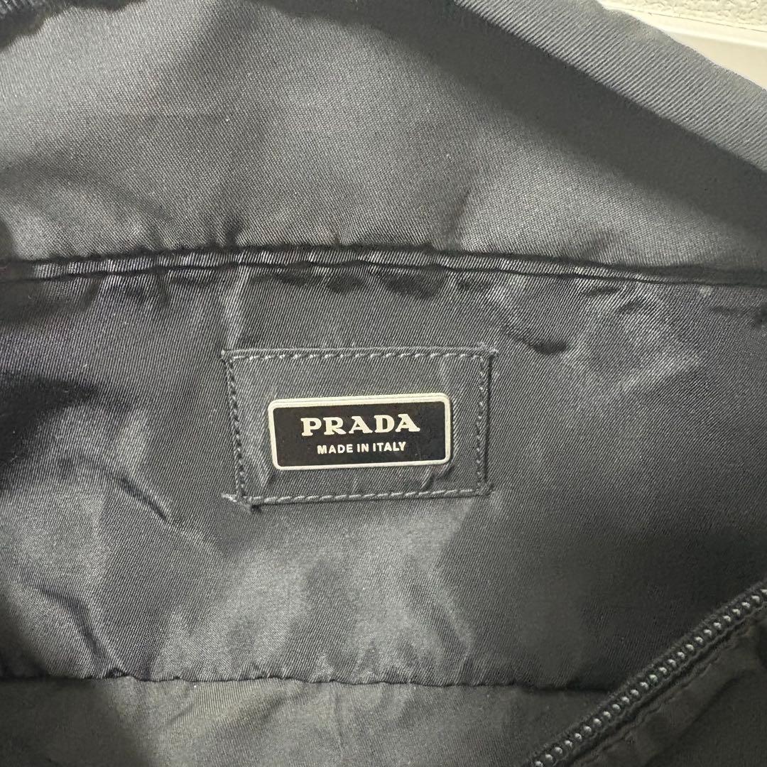 美品 プラダ ウエストバッグ ボディバッグ ナイロン 三角ロゴ