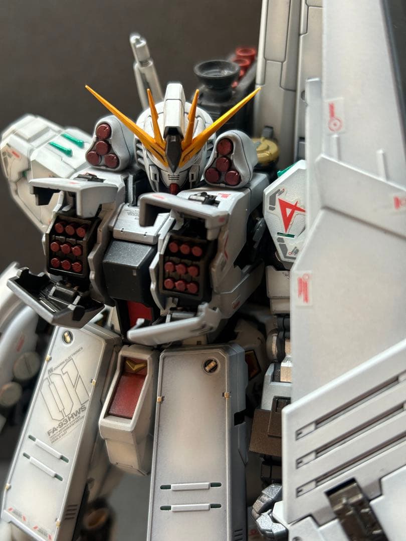 RG νガンダム HWS 全塗装 完成品