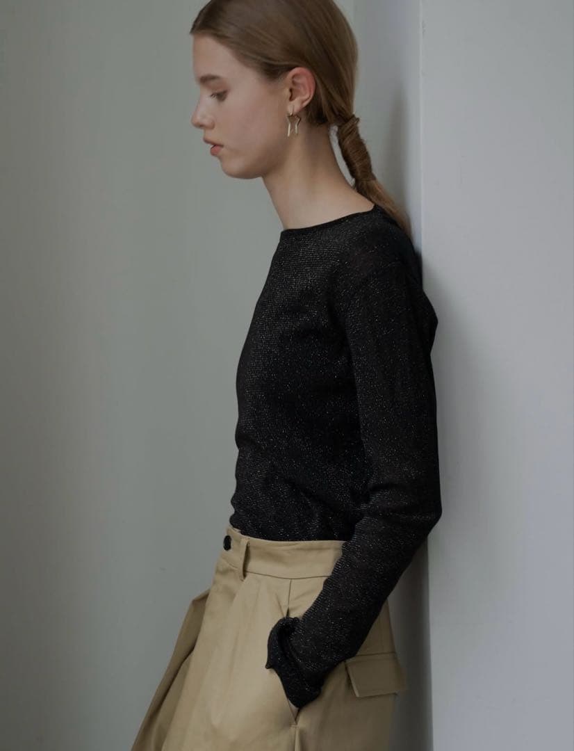 新品trefleplus ラメシアーカットソー