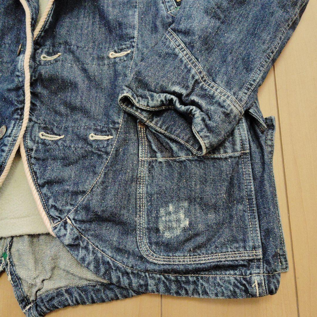 新品タグ無し未使用　CUBE SUGAR 　デニムジャケット フード付き