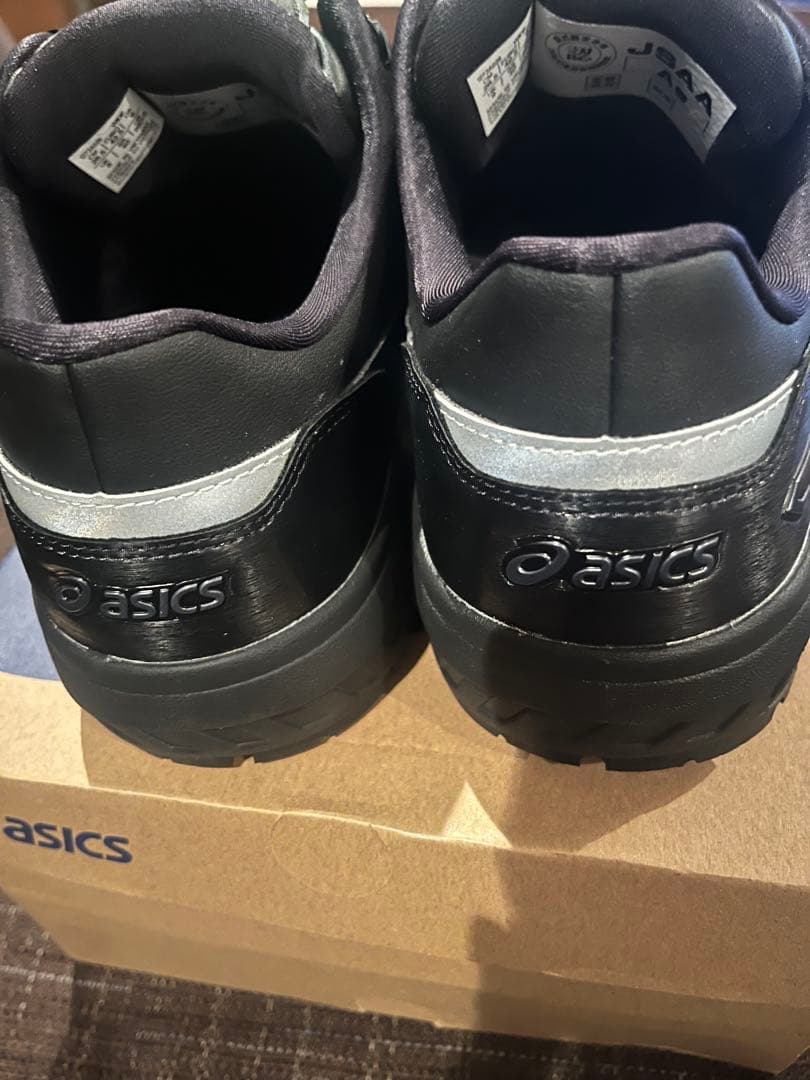 asics ブラック 安全靴 ベルクロ式