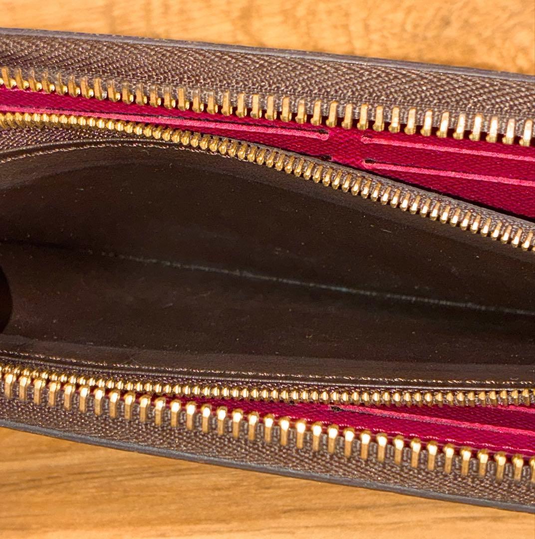 【まあ】LOUIS VUITTON ポルトフォイユ クレマンス フューシャ