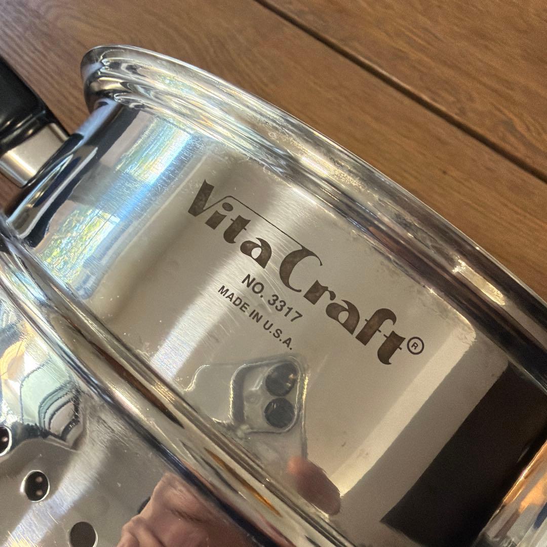 VitaCraft ステンレス両手鍋 中型 、パスタパン