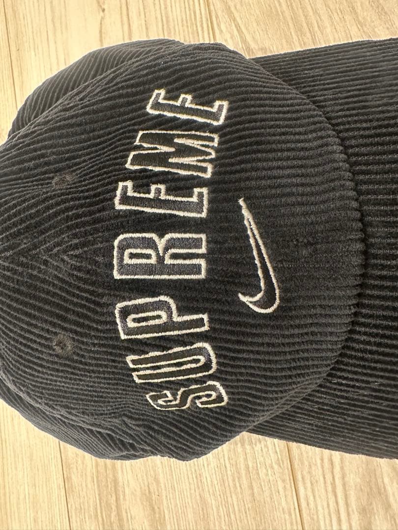 Supreme Nike コーデュロイキャップ ブラック