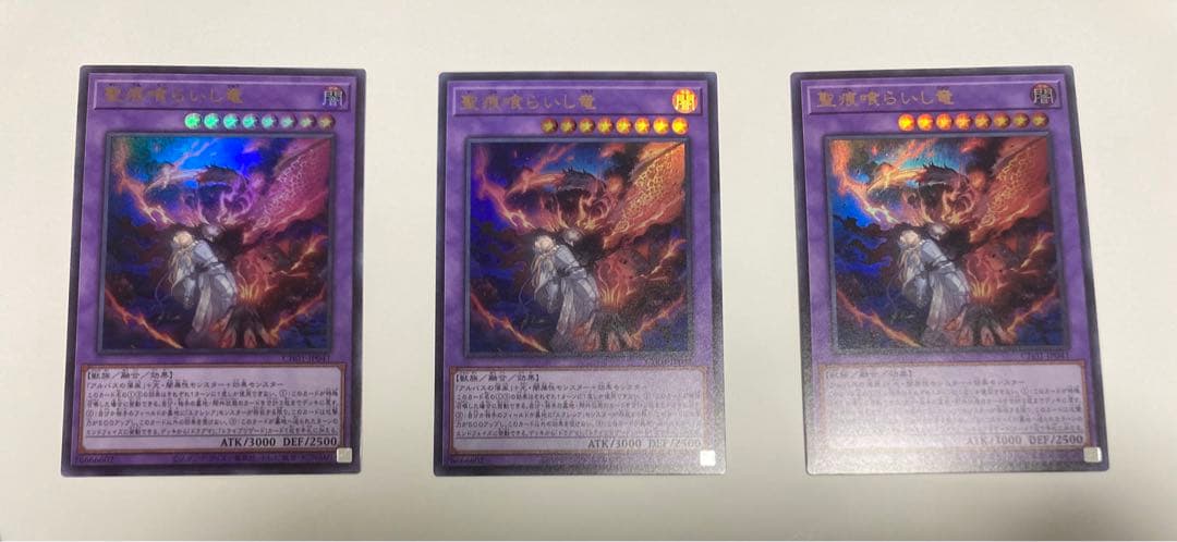 遊戯王The Fallen ＆ The Virtuous ・聖痕喰らいし竜 3枚