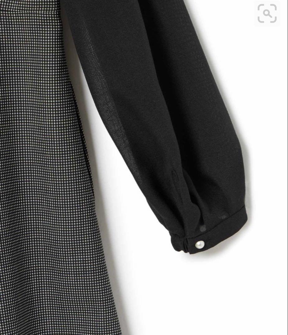 ANAYI アナイ 2024AWシアーコンビフレアワンピース