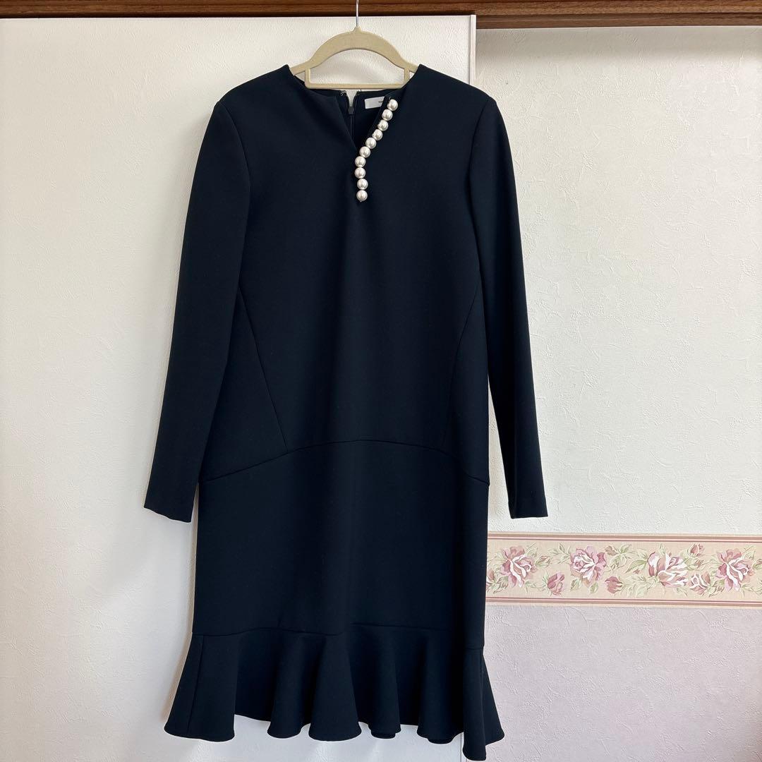 【美品】YOKOCHAN ヨーコチャン　ネイビーワンピース