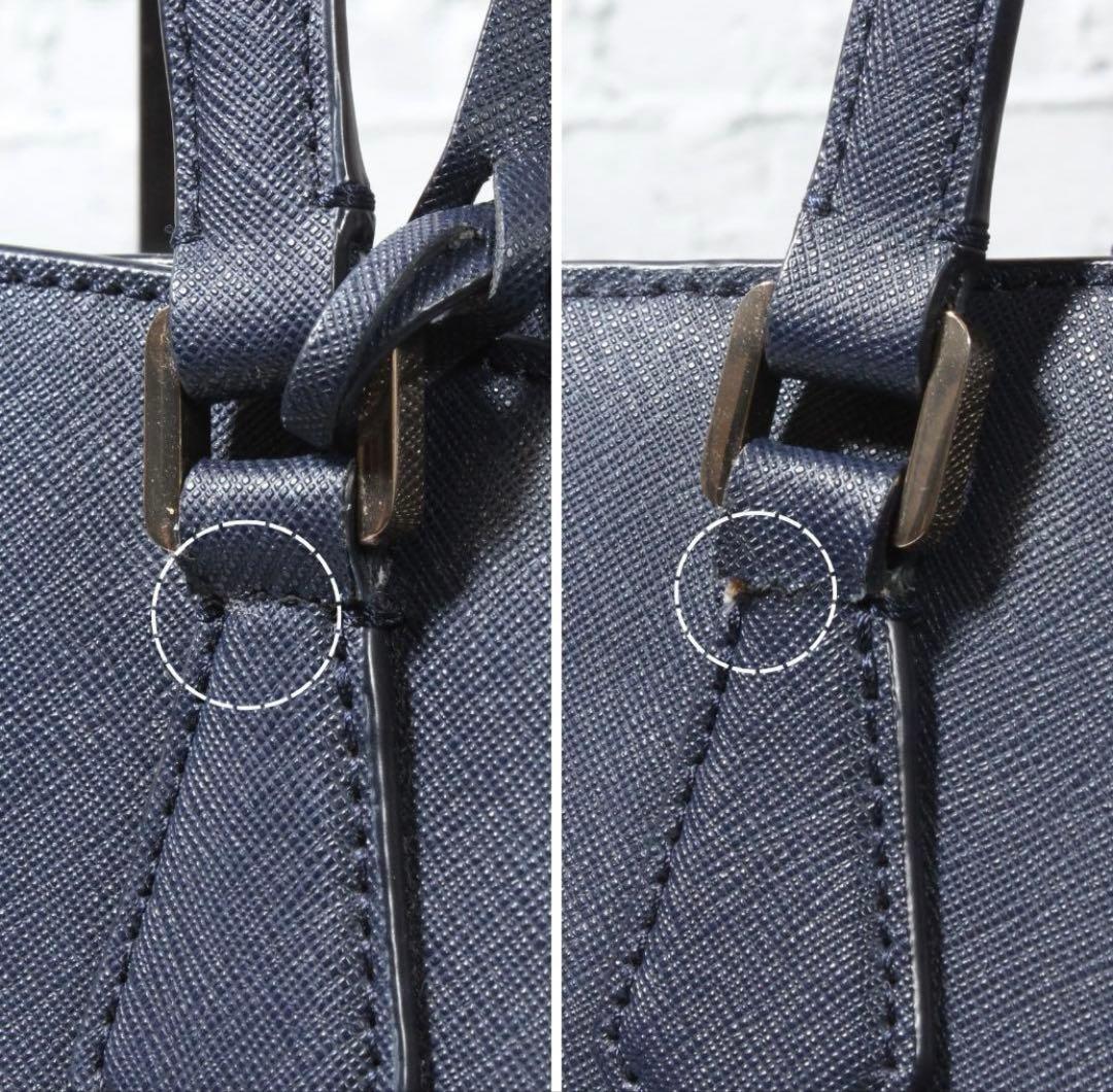 トリーバーチ ロビンソン トートバッグ ショルダーバッグ ネイビー