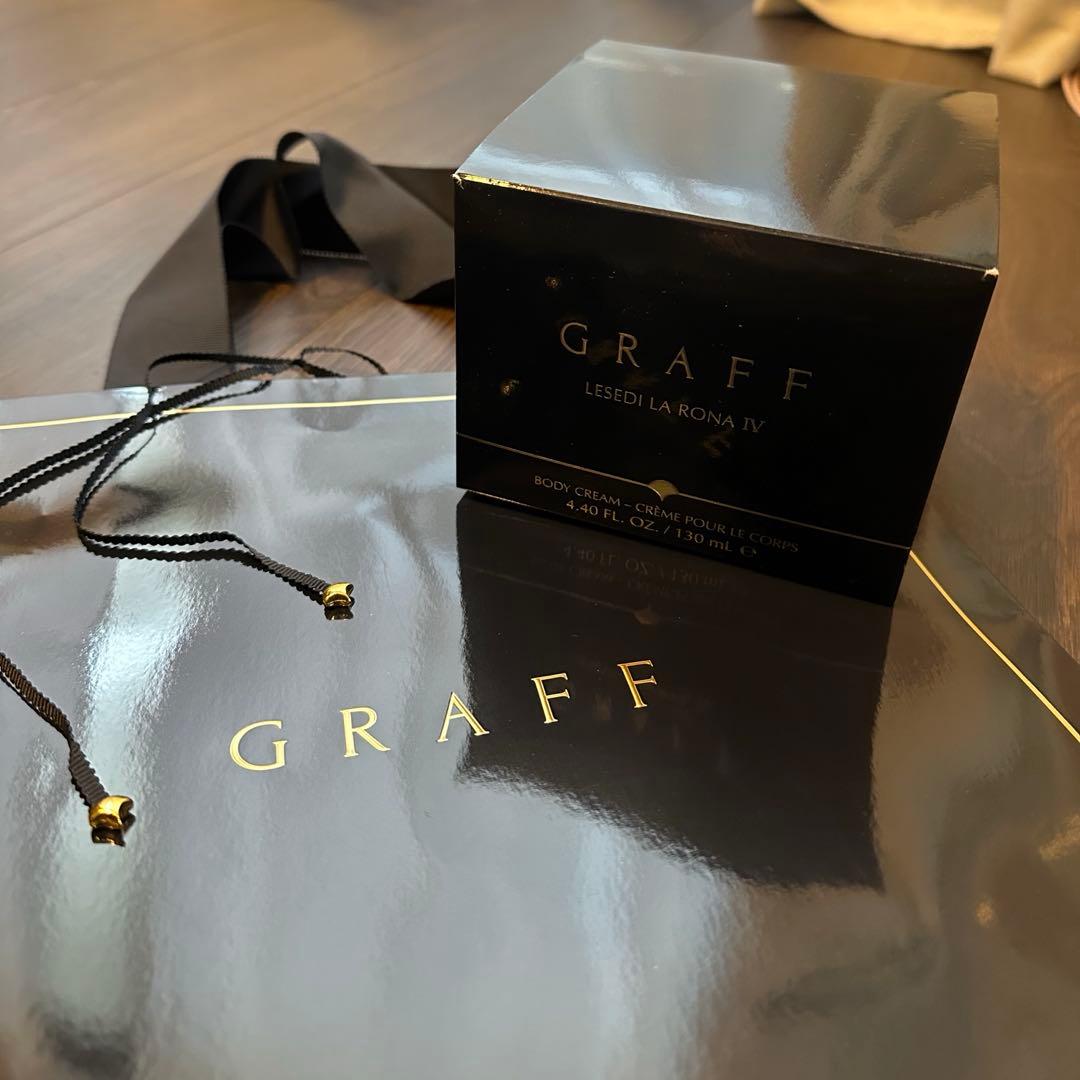 GRAFF グラフ　イギリス ロンドン限定　ボディクリーム　ショッパーバッグ