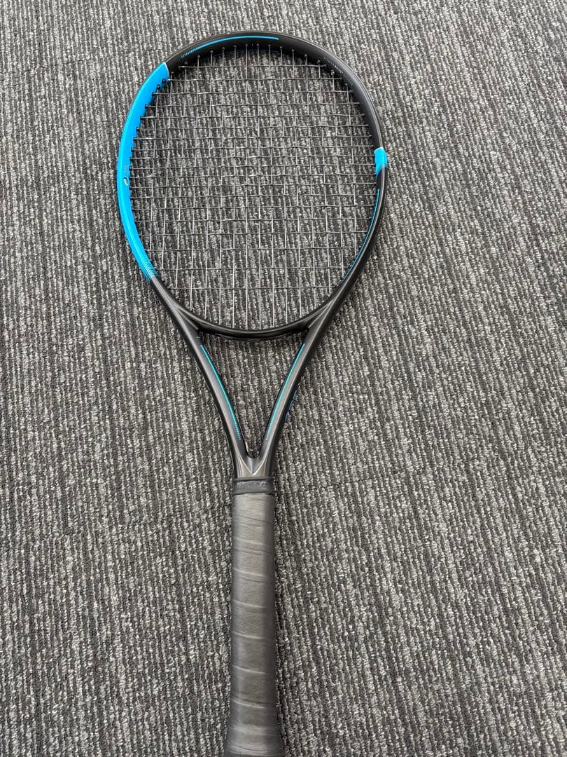 テニスラケット FX 500 LS ブラック/ブルー
