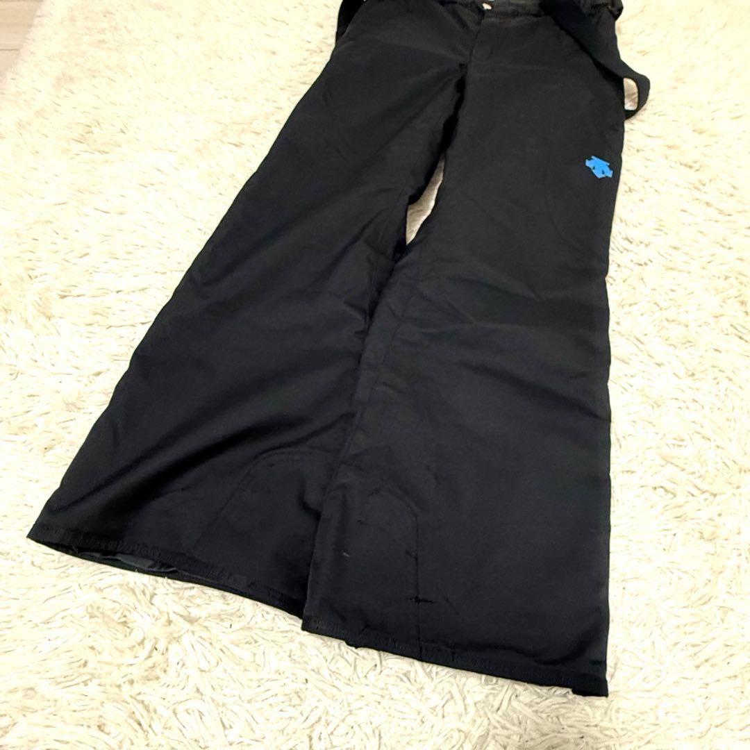 DESCENTE デサント スキーウェアセット サイズ M 人気 黒 青 上下