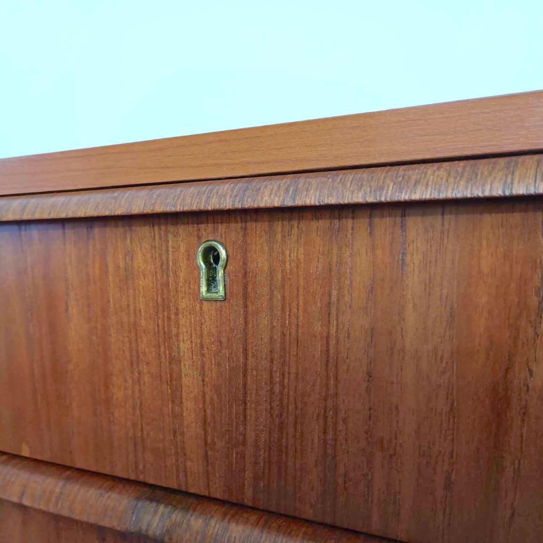 北欧ヴィンテージ チーク 4段チェスト