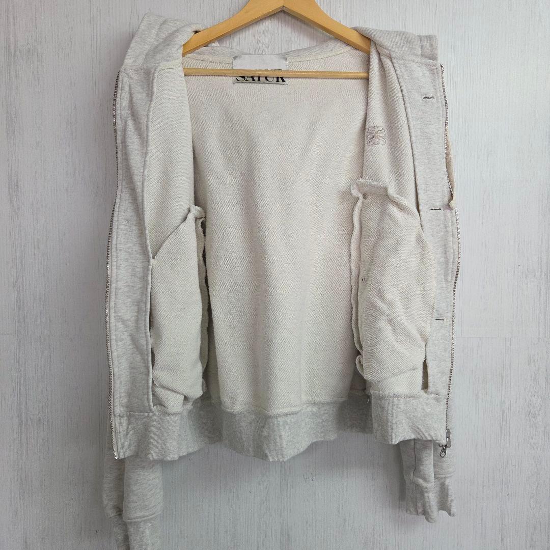 SATUR セター 韓国 ジップパーカー ダブルジップパーカー　M　レディース
