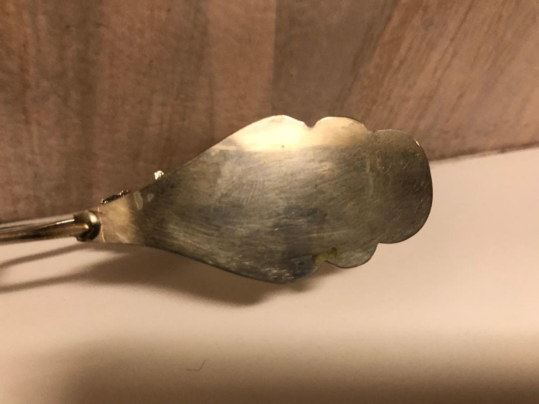 [ミーコさん]スウェーデン JLH 純銀 ケーキ用トング 1957年 - 25g