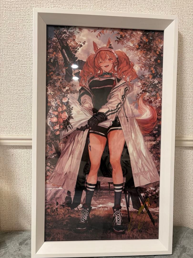 アークナイツ3周年記念 LM7先生直筆サイン入り複製原画