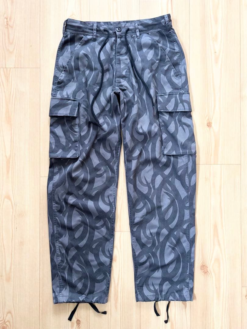 Danke Schon カモフラ カーゴパンツ M トライバルカモ グレー
