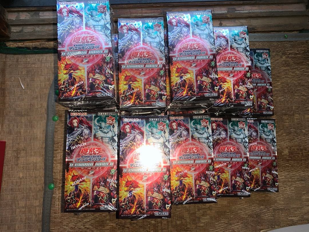 遊戯王OCGターミナルワールド2　未開封box31個シュリンク付　465パック分