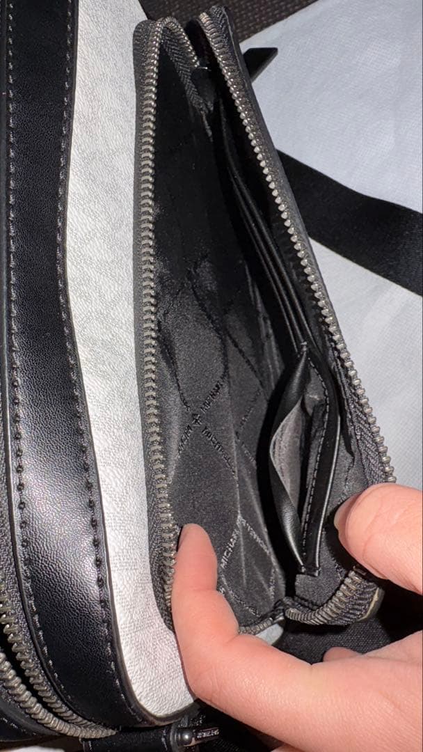 MICHAEL KORS ショルダーバッグ ホワイト/ブラック