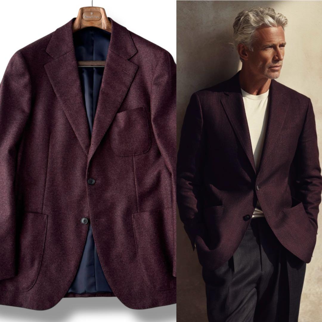 マルキース ロロピアーナ カシミア 美品 テーラード ジャケット XL〜XXL