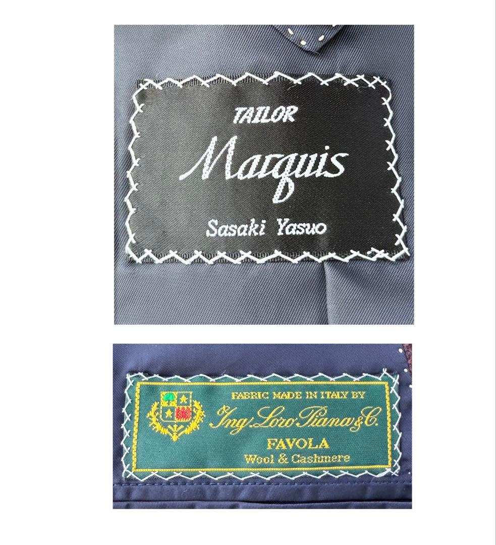 マルキース ロロピアーナ カシミア 美品 テーラード ジャケット XL〜XXL