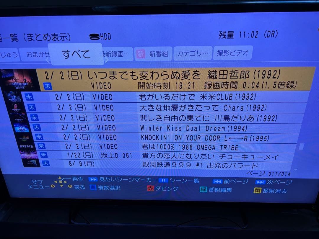 【完動品】DMR-BX2030 2TB パナソニック 全自動DIGAレコーダー