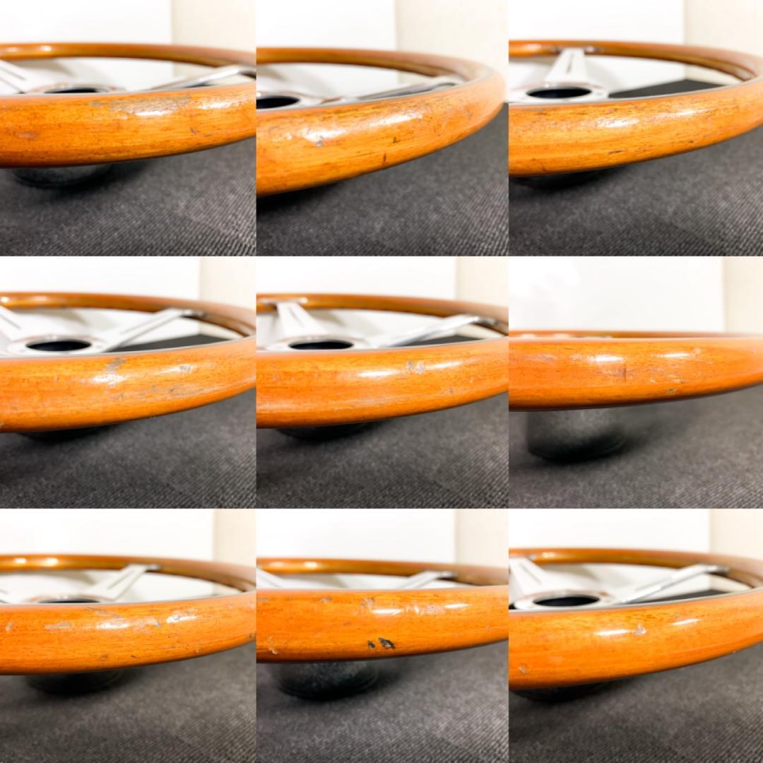 ナルディ クラシック ウッドステアリング おまけホーンボタン・ネジ6本付