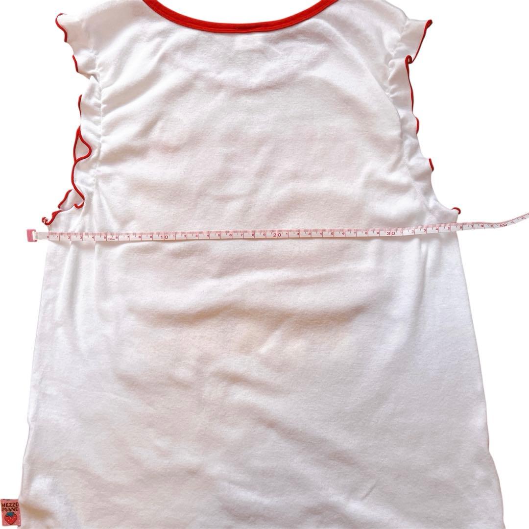 【レア♡平成】メゾピアノ タンクトップ 白 夏 160㎝ ベリエ 日本製