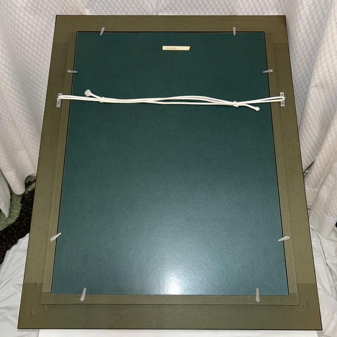 羽倉恭子　油絵　【光る風・テッセン】　P8