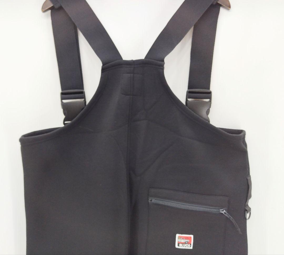 パンツ BONDING KNIT OVERALL(BLK)L