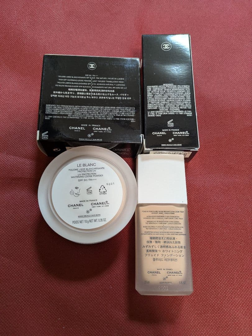 【未使用】CHANEL LE BLANC パウダー＆リキッドファンデーション2点
