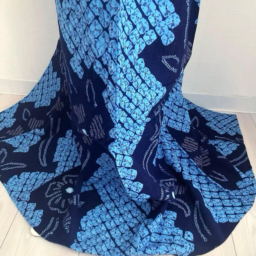 kate_hu 有松絞り浴衣手縫い上質身丈160cm No.3-100