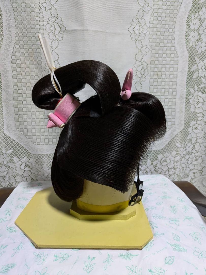 1週間限定セール　日本髪かつら　婚礼かつら　花嫁かつら　かんざしセット付き